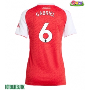 Arsenal Gabriel Magalhaes #6 Hemmatröja Kvinnor 2025-26 Kortärmad
